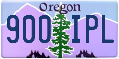 OR license plate 900IPL