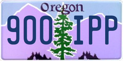 OR license plate 900IPP