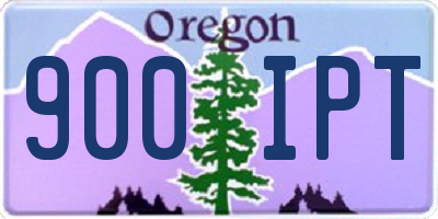 OR license plate 900IPT