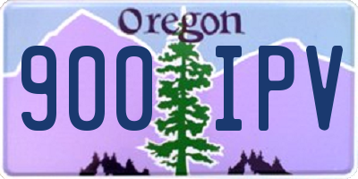 OR license plate 900IPV