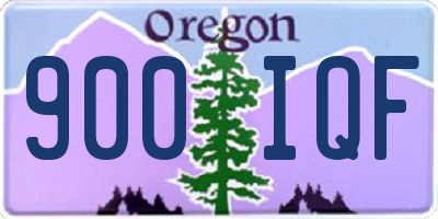 OR license plate 900IQF