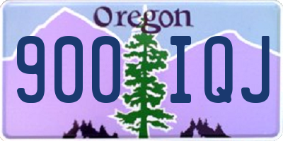 OR license plate 900IQJ