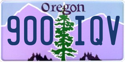 OR license plate 900IQV