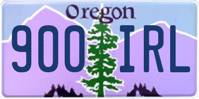 OR license plate 900IRL