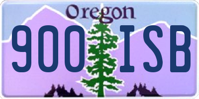 OR license plate 900ISB