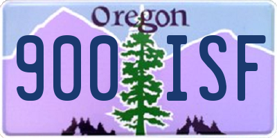 OR license plate 900ISF