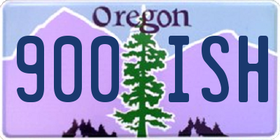 OR license plate 900ISH