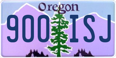 OR license plate 900ISJ