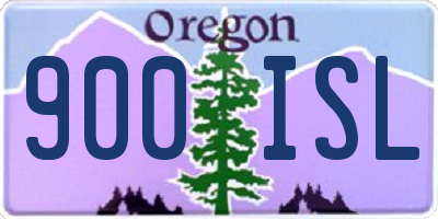 OR license plate 900ISL