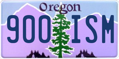 OR license plate 900ISM