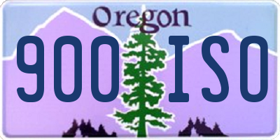 OR license plate 900ISO