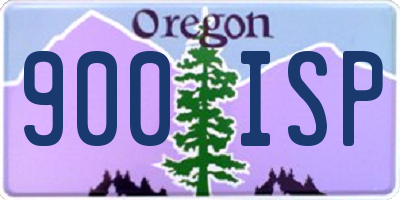 OR license plate 900ISP