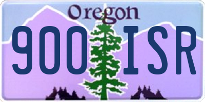 OR license plate 900ISR