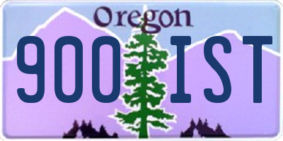 OR license plate 900IST
