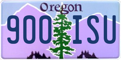 OR license plate 900ISU