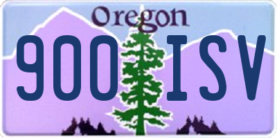 OR license plate 900ISV