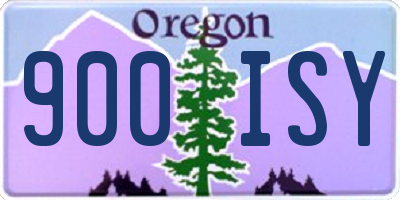 OR license plate 900ISY