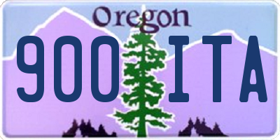 OR license plate 900ITA