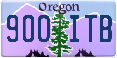 OR license plate 900ITB