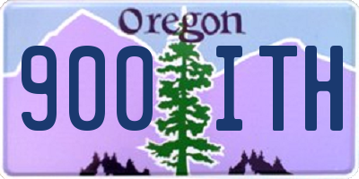 OR license plate 900ITH