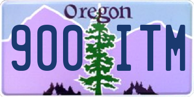 OR license plate 900ITM
