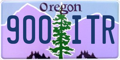 OR license plate 900ITR