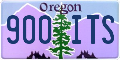 OR license plate 900ITS