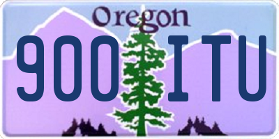 OR license plate 900ITU