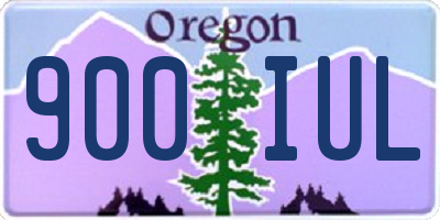 OR license plate 900IUL