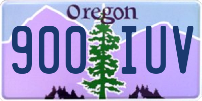 OR license plate 900IUV