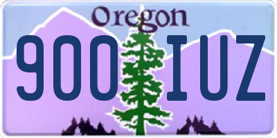 OR license plate 900IUZ