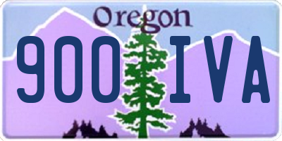 OR license plate 900IVA
