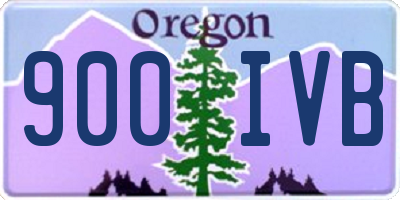 OR license plate 900IVB