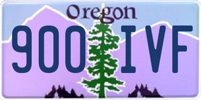 OR license plate 900IVF