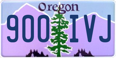 OR license plate 900IVJ