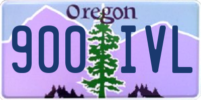 OR license plate 900IVL