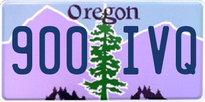 OR license plate 900IVQ