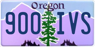 OR license plate 900IVS