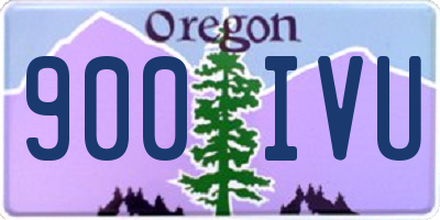 OR license plate 900IVU