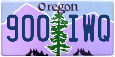 OR license plate 900IWQ