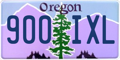 OR license plate 900IXL