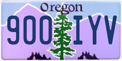 OR license plate 900IYV