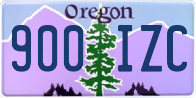 OR license plate 900IZC