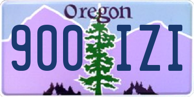 OR license plate 900IZI