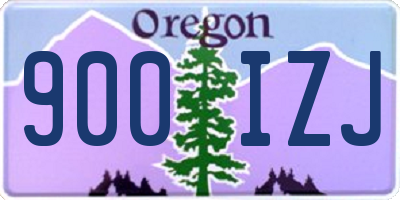 OR license plate 900IZJ