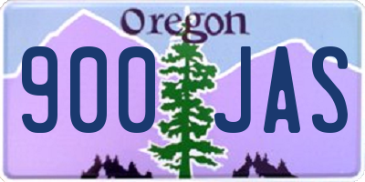 OR license plate 900JAS