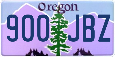 OR license plate 900JBZ