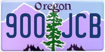 OR license plate 900JCB