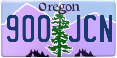 OR license plate 900JCN