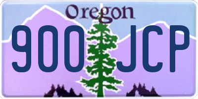 OR license plate 900JCP